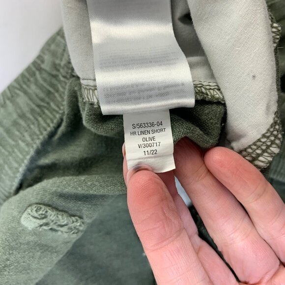 Old Navy Olive Linen Blend High Rise Shorts XL - Picture 5 of 6